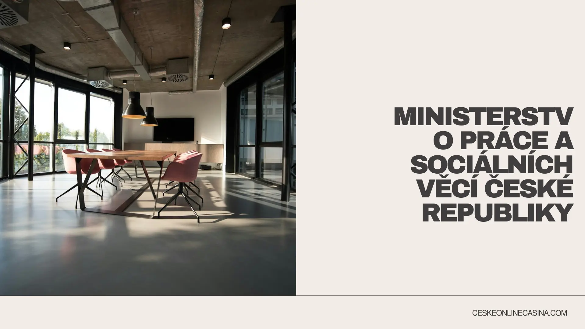 Ministerstvo práce a sociálních věcí České republiky