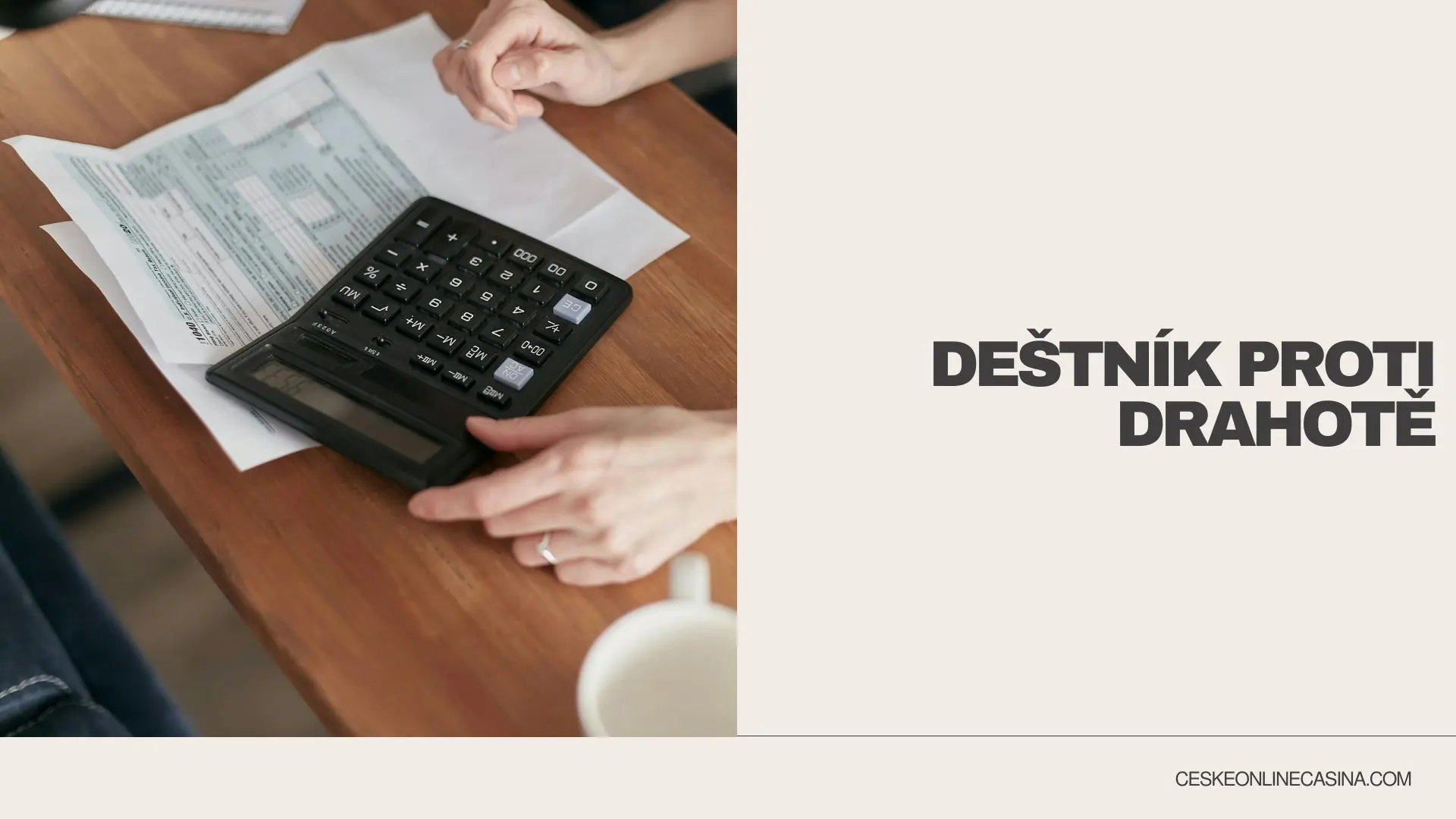 Deštník proti drahotě